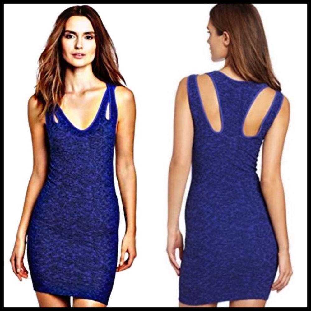 NWT BCBGeneration PERIBLU TWIST TANK BODYCON DRESS - Picture 9 of 10